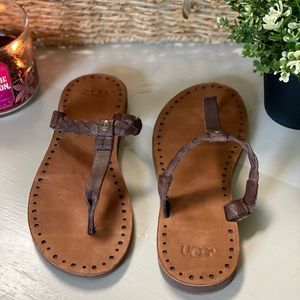 NEW WITHOUT TAG | Ugg Brown Flip Flop Sandals